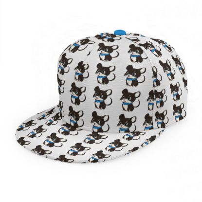 Picture of Scarf Mousey Flat Brim Snapback Cap - Pattern