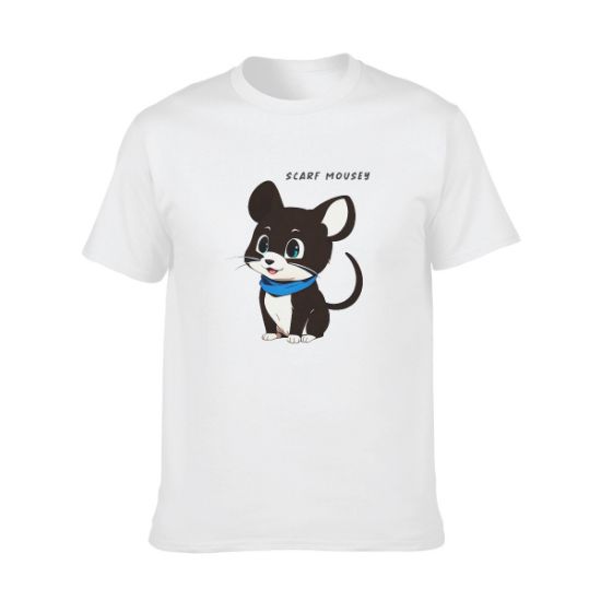 Picture of Scarf Mousey T-Shirt - Cotton