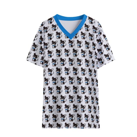 Picture of Scarf Mousey Kids T-Shirt -Birdseye - Pattern03