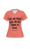Picture of Scarf Mousey Womens T-Shirt V-Neck - 1 Corinthians 16:14