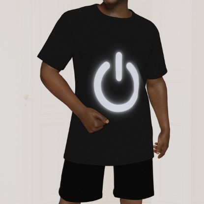 Picture of Scarf Mousey Shirt - Birdseye Power Symbol