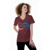Picture of Scarf Mousey Womens T-Shirt V-Neck - Pray Continually