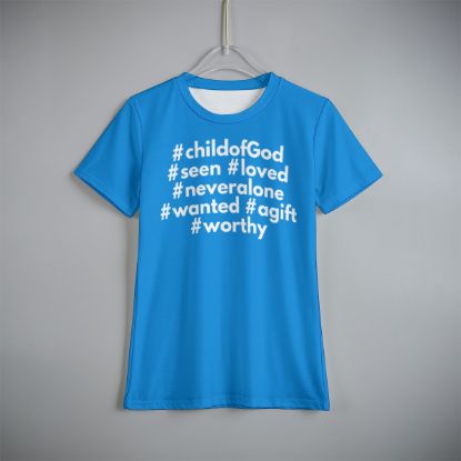 Picture of Scarf Mousey Kids T-Shirt - Hashtags of Life