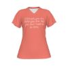 Picture of Scarf Mousey Womens T-Shirt V-Neck - Wherever you are...