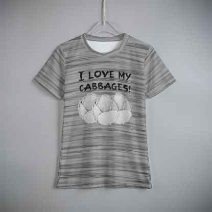 Picture of Scarf Mousey Kids T-Shirt - Cabbages