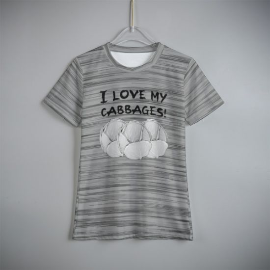 Picture of Scarf Mousey Kids T-Shirt - Cabbages